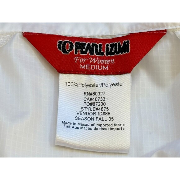 iQ Pearl Izumi Women's VERY LIGHT Full Zip Windbreaker Cycling Jacket Medium - Picture 6 of 7